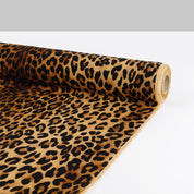 Leopard Tissue Crepe Viscose - Brown