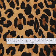 Leopard Tissue Crepe Viscose - Brown