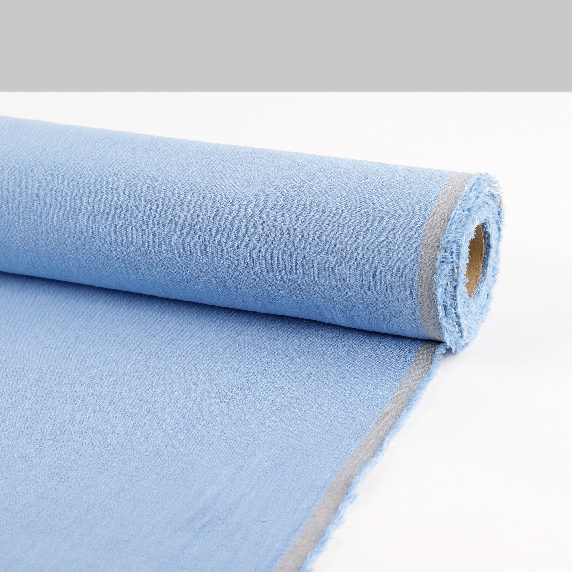 Slubby Rayon / Linen Crepe - Sky