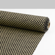 Line Dot Stretch Cotton - Black