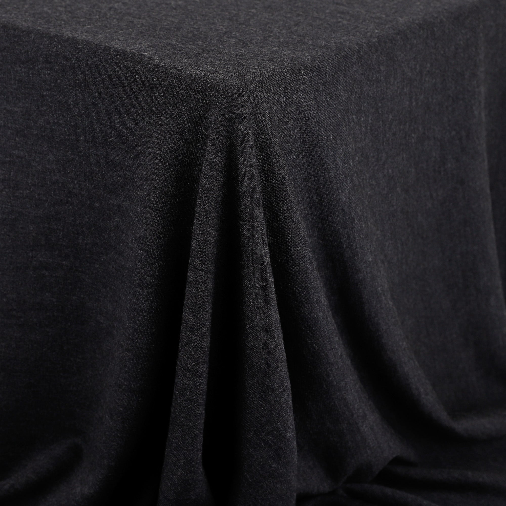 Heavyweight Merino Sweatshirting - Coal