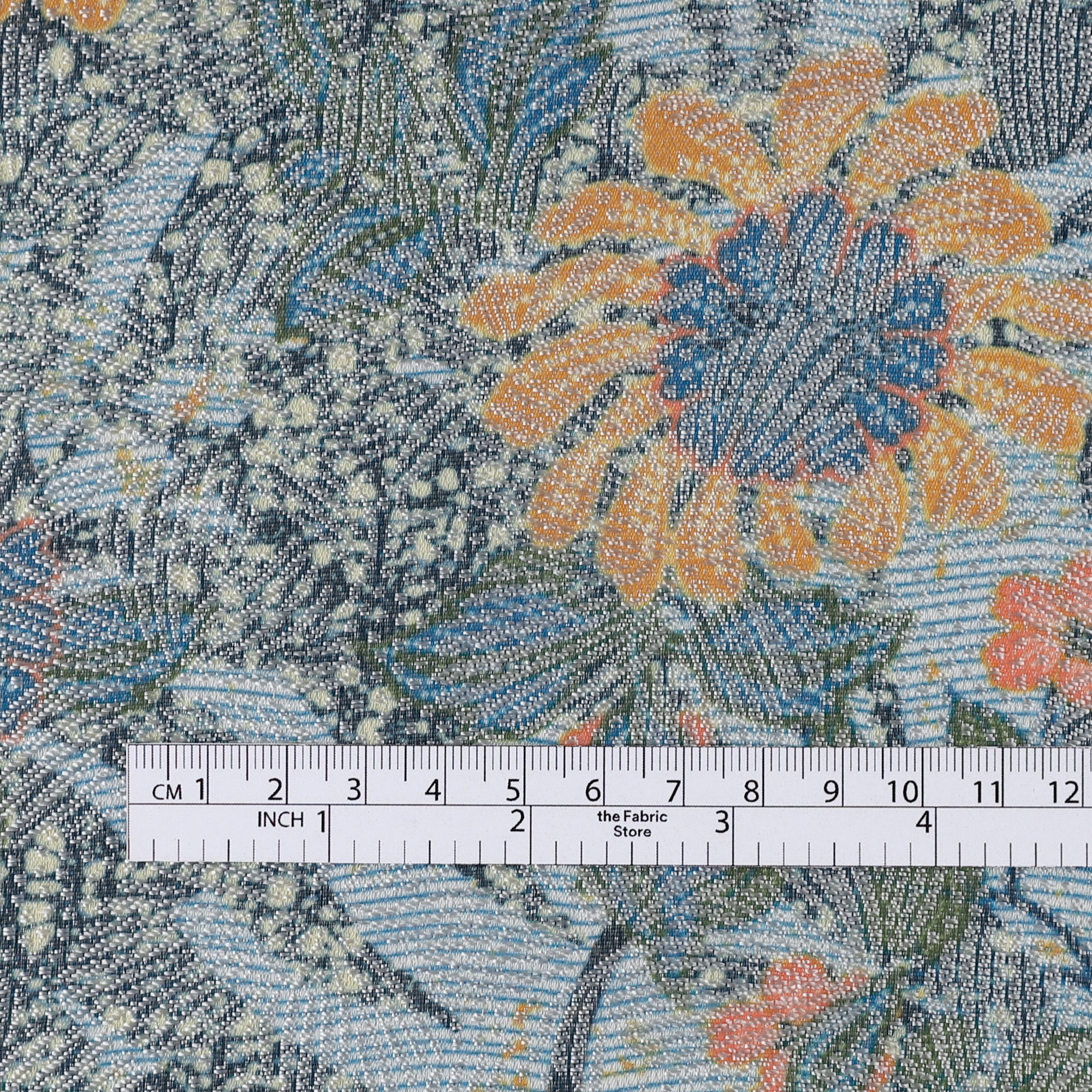 Lustrous Thread Sunflower  Jacquard - Blue Mix