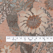 Lustrous Thread Sunflower Jacquard - Brown Mix