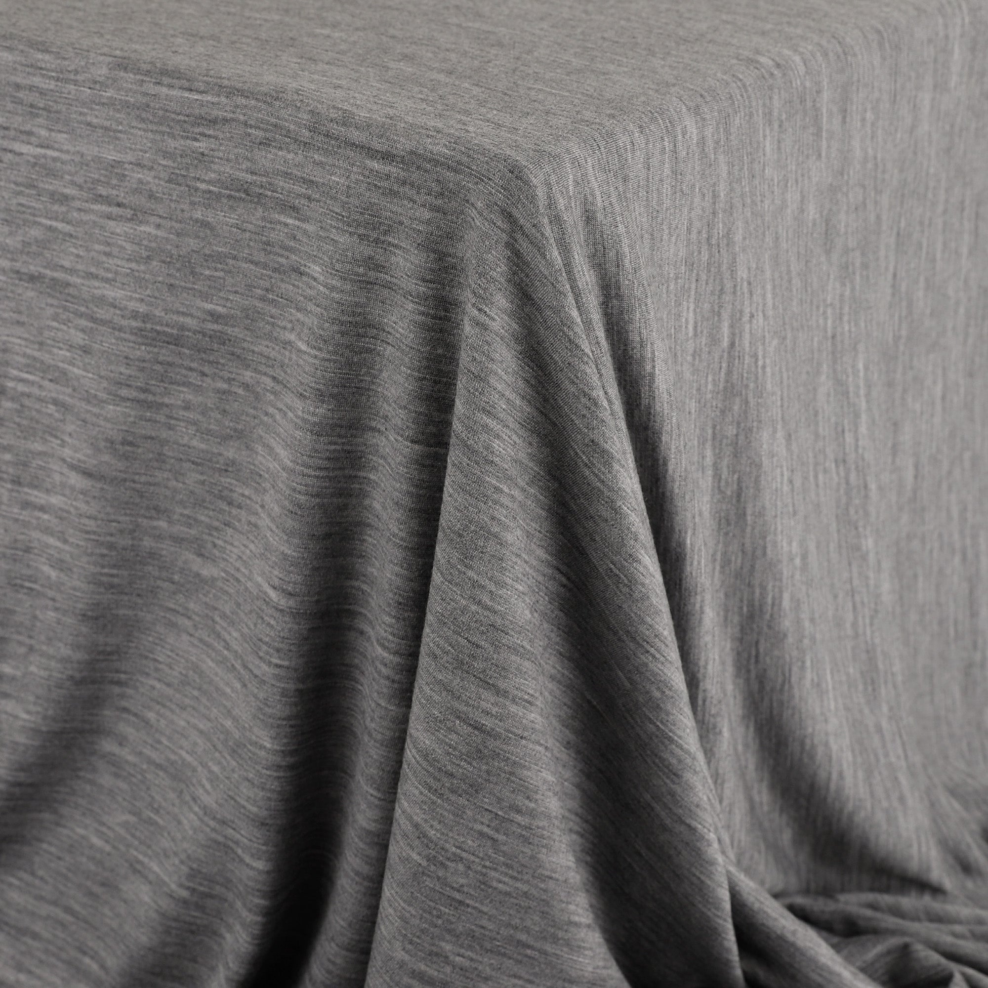 Slubby Pure Merino Jersey - Storm Cloud