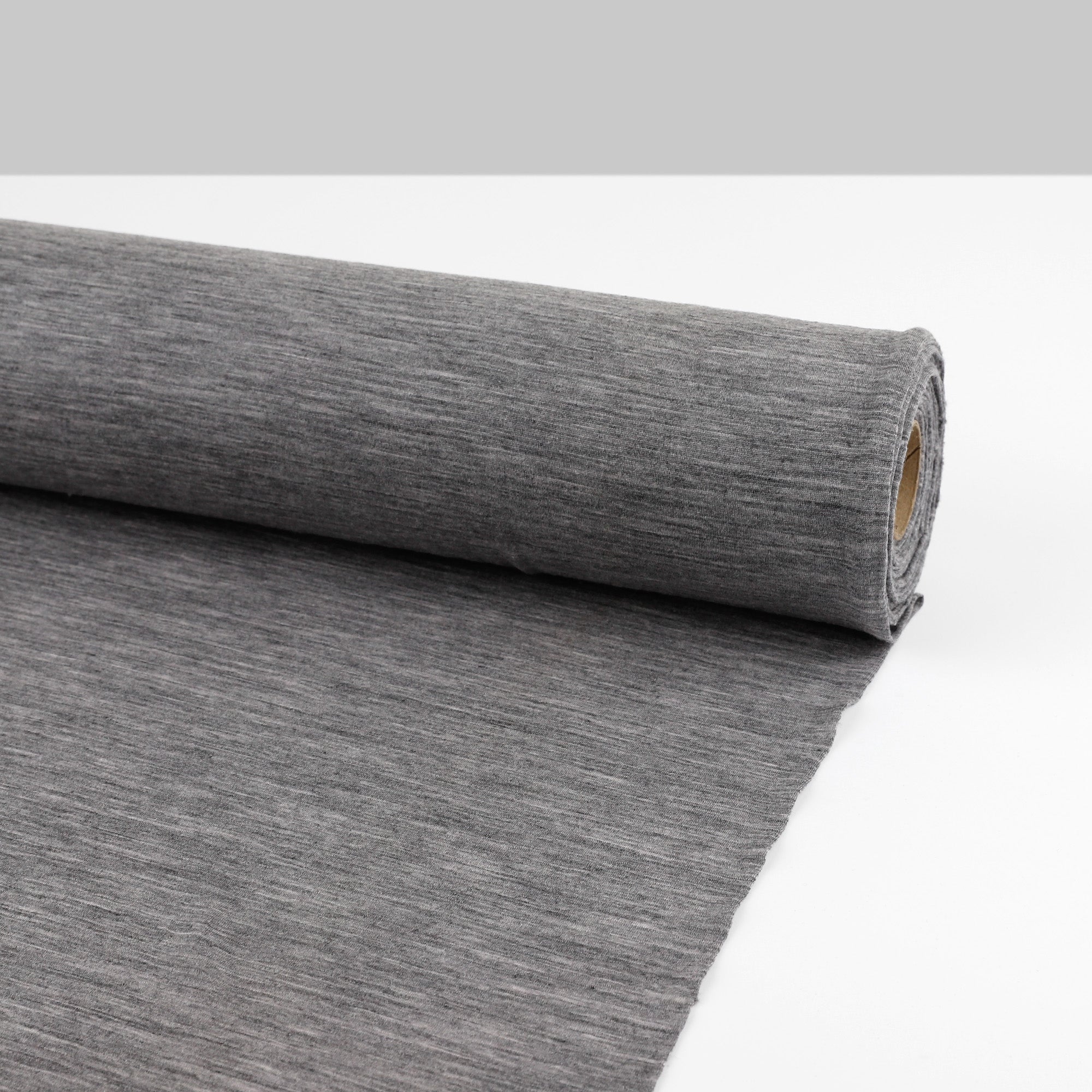 Slubby Pure Merino Jersey - Storm Cloud