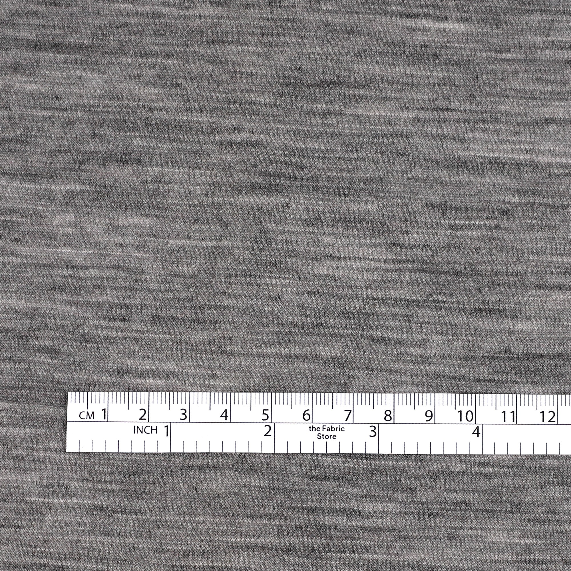 Slubby Pure Merino Jersey - Storm Cloud