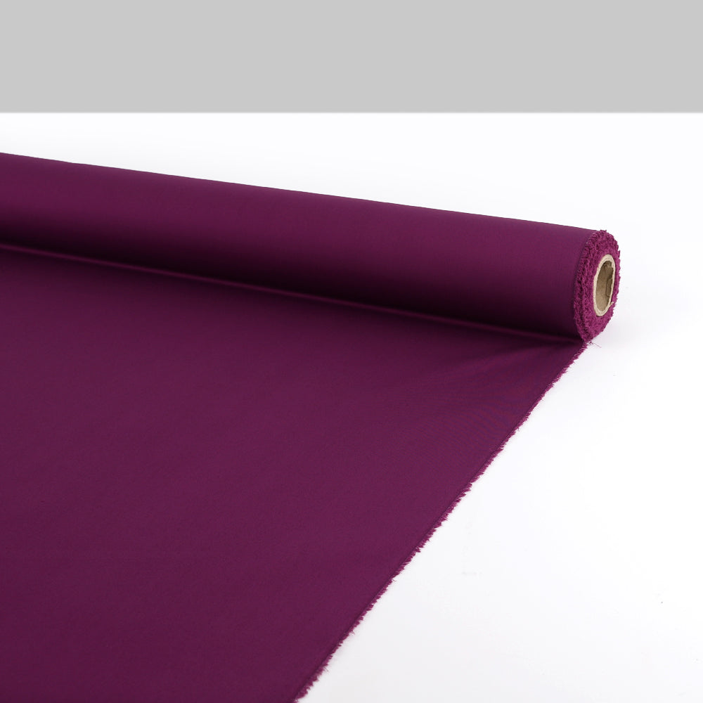 Stretch Cotton / Nylon Poplin - Dark Magenta