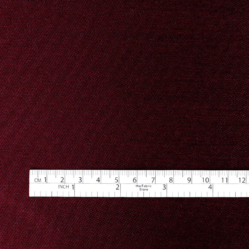 Poly / Silk Suiting - Maroon