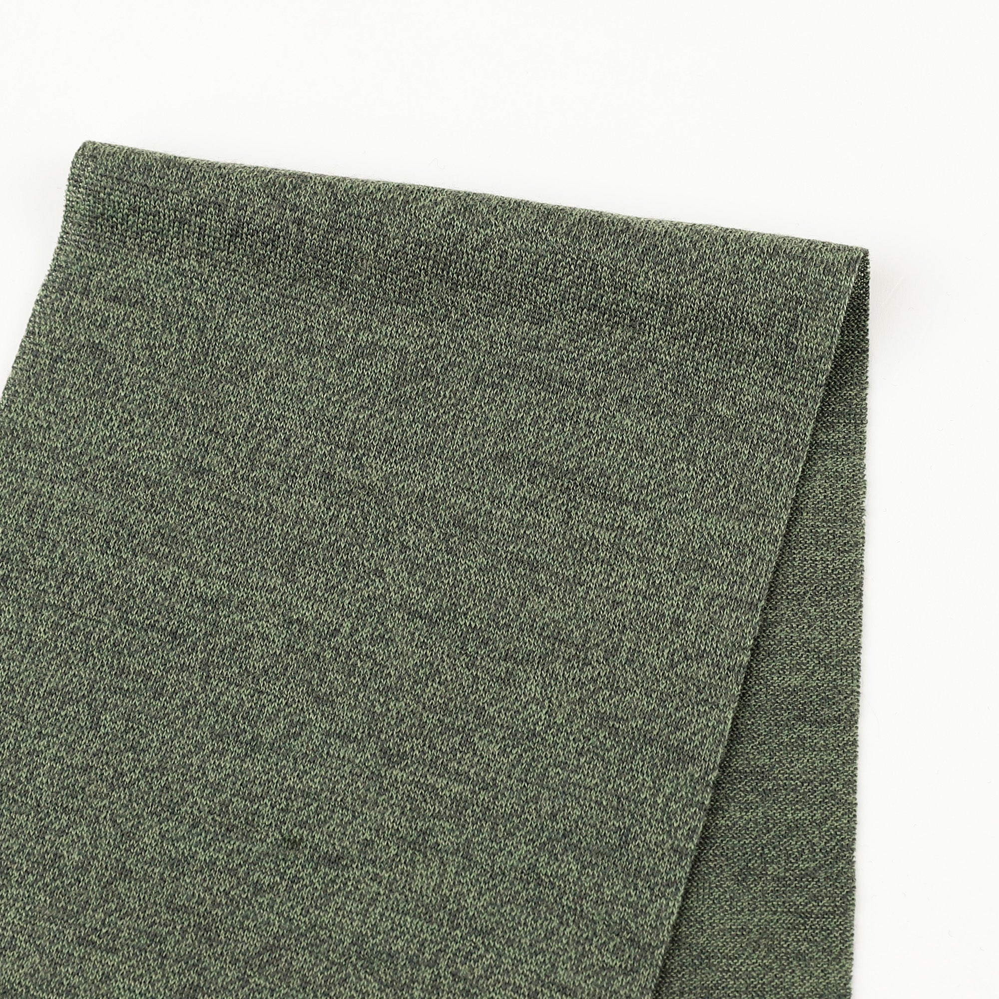 Pure Merino Jersey - Spruce Melange