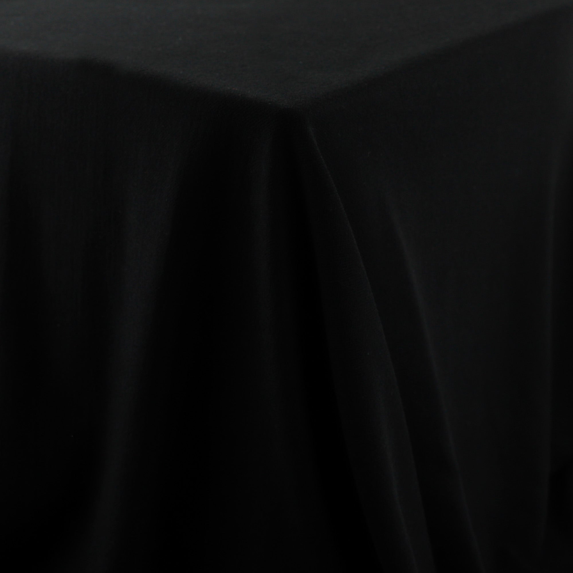 Merino Herringbone Sweatshirting - Black