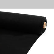 Merino Herringbone Sweatshirting - Black