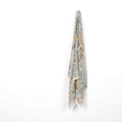 Mosaic Metallic Pinstripe Silk Georgette - Bronze / Blue