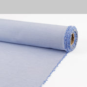 Mini Stripe Warp Stretch Cotton / Nylon - Vista