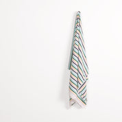 Fun Fair Stripe Viscose Crepe De Chine - Multi