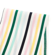 Fun Fair Stripe Viscose Crepe De Chine - Multi