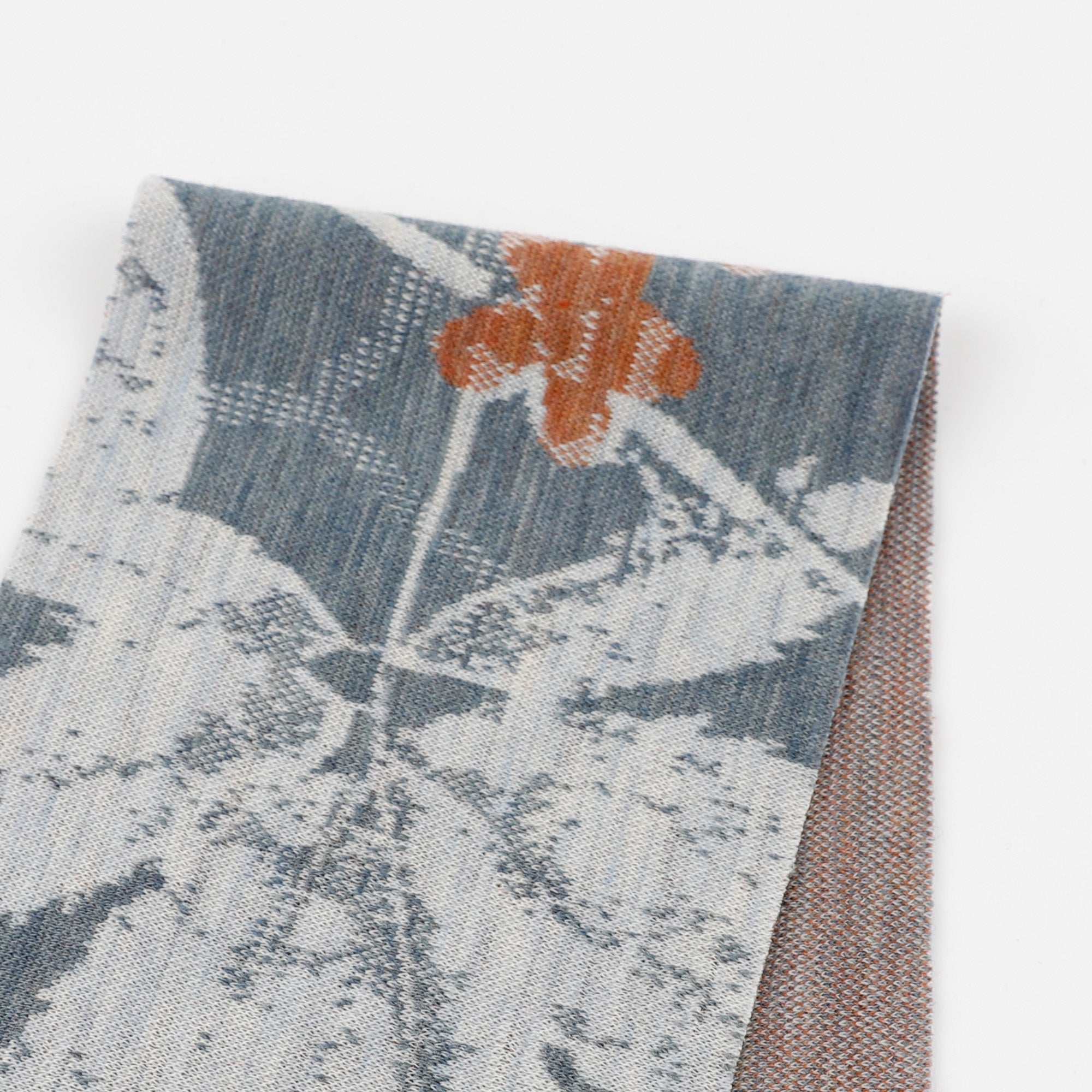 Woodland Flowers Merino Jacquard - Mist