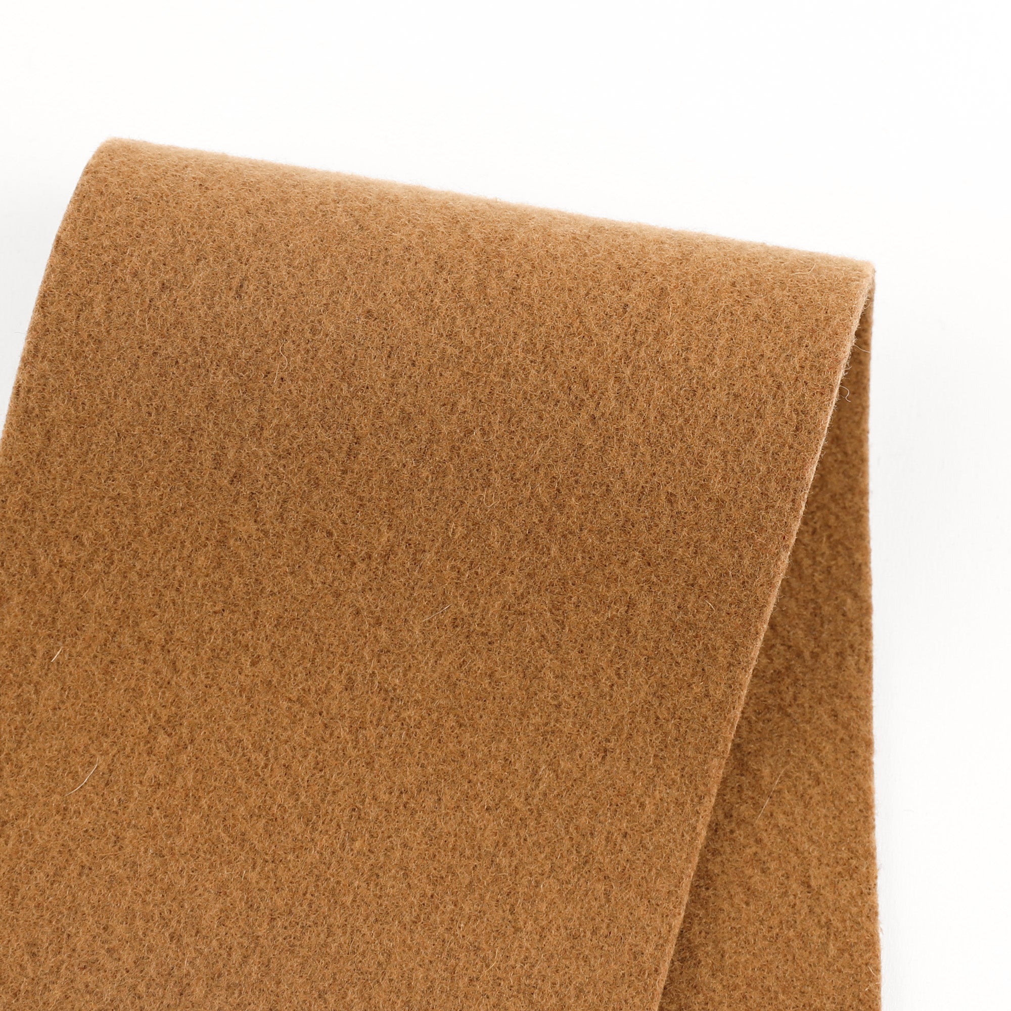 Double Faced  Wool Coating - Chestnut