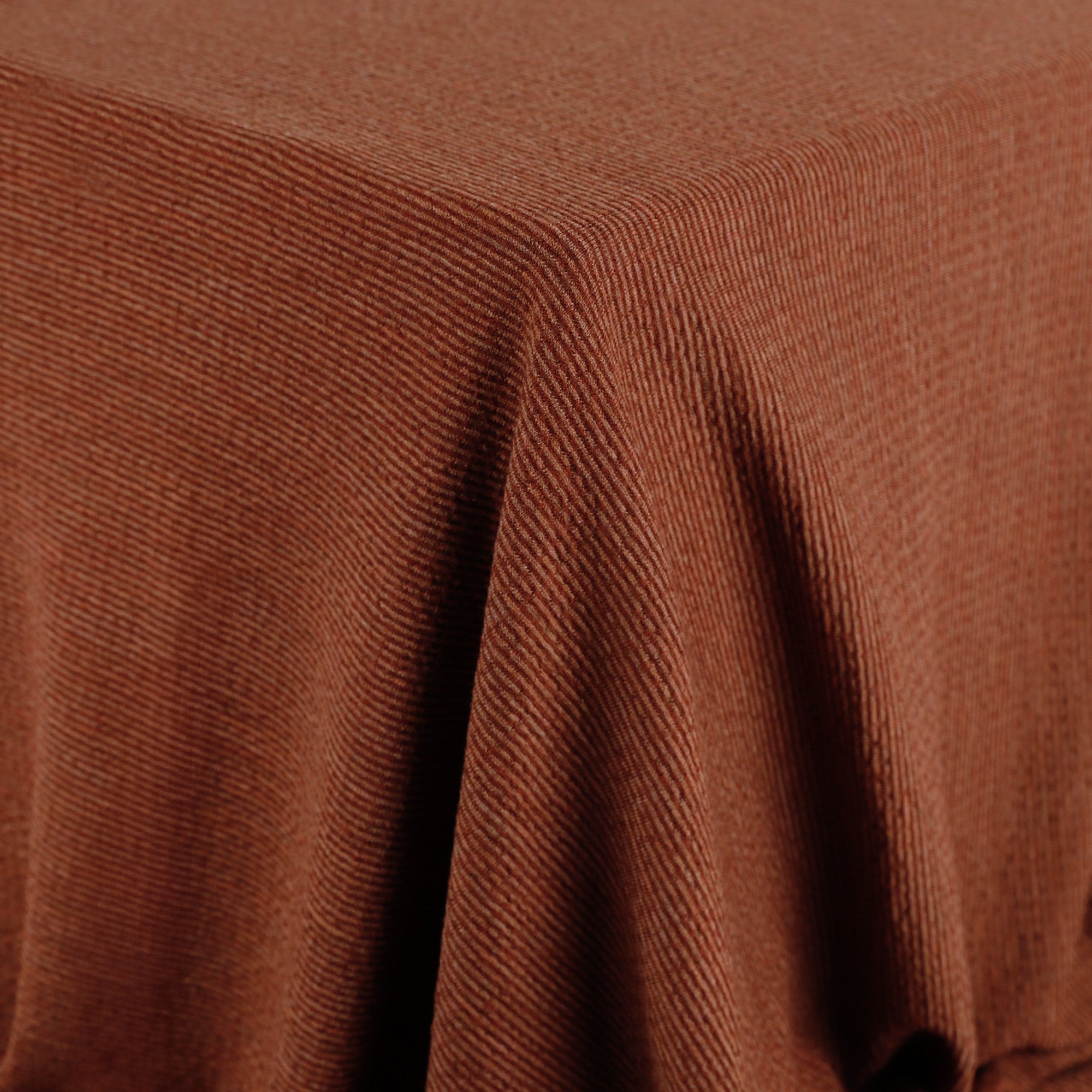 Needle Stripe Rib Merino - Roasted Apricot