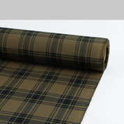 Printed Plaid Midweight Cotton - Fallow