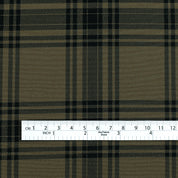 Printed Plaid Midweight Cotton - Fallow