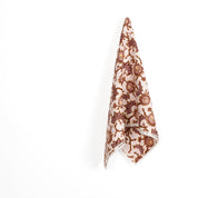 Tropical Passionflower Linen - Brown Mix