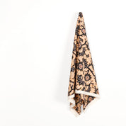 Tropical Passionflower Cotton Voile - Peach Puff