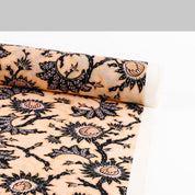 Tropical Passionflower Cotton Voile - Peach Puff