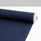 Circle Print Cotton Chambray - Indigo