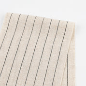 Pinstripe Rayon / Linen Crepe - Natural