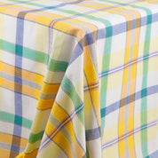 Lightweight Cotton / Linen Plaid - Lemon Tree