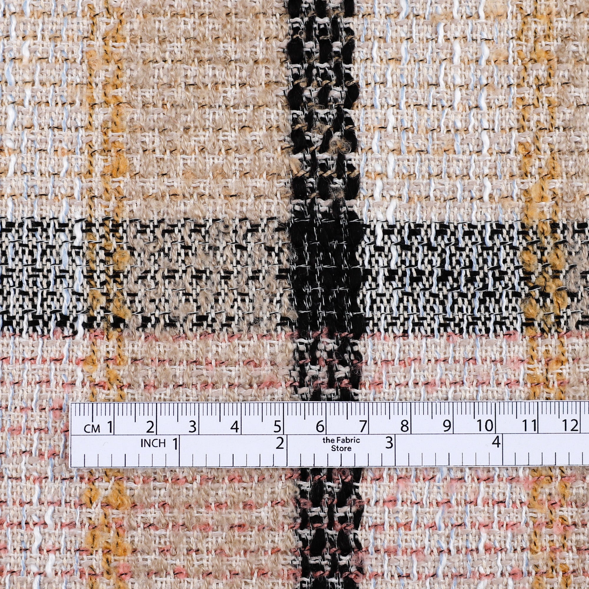 Cotton Blend Check Tweed - Louise Cake