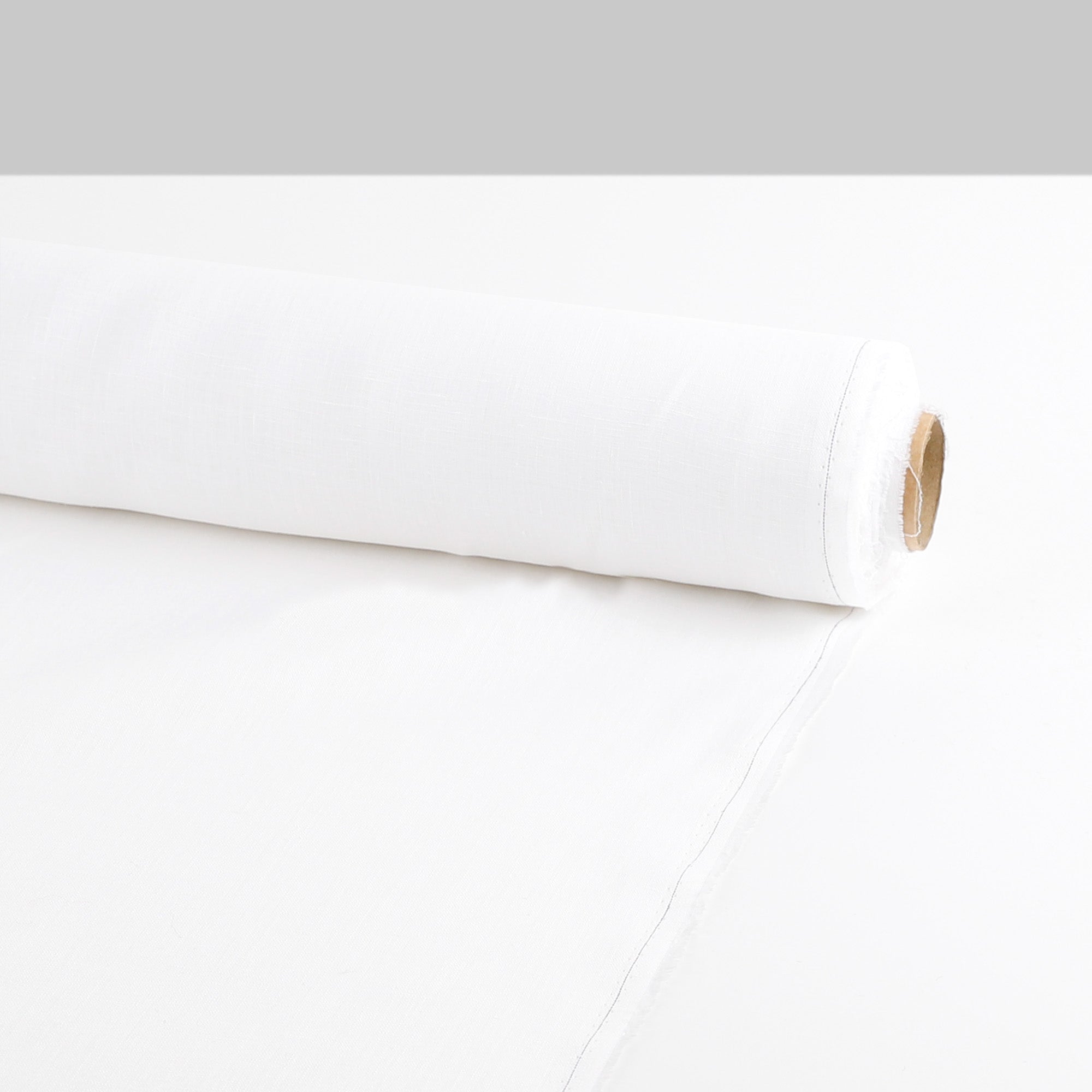 Plain Weave Linen - White