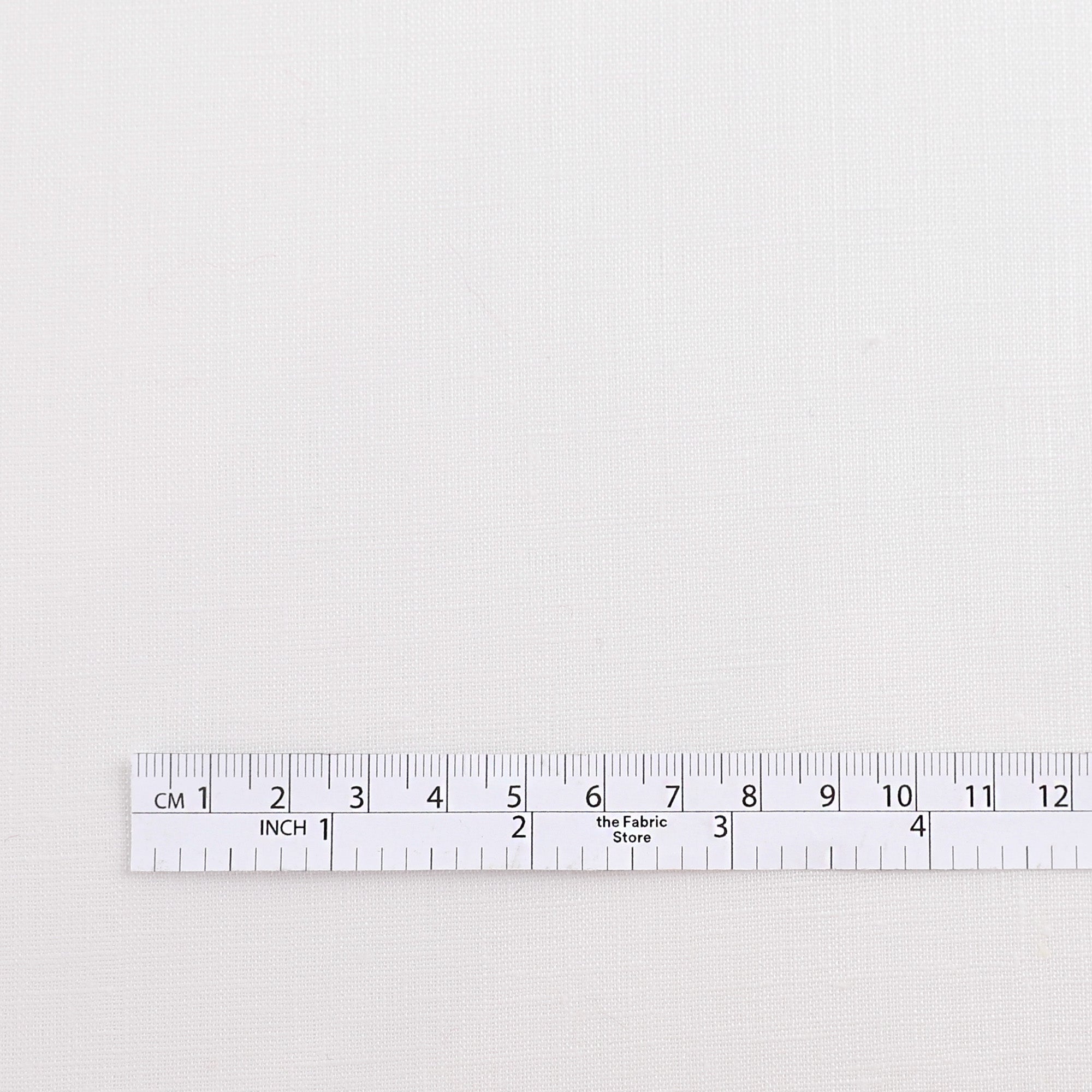 Plain Weave Linen - White