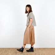 Gingham Linen - Olive