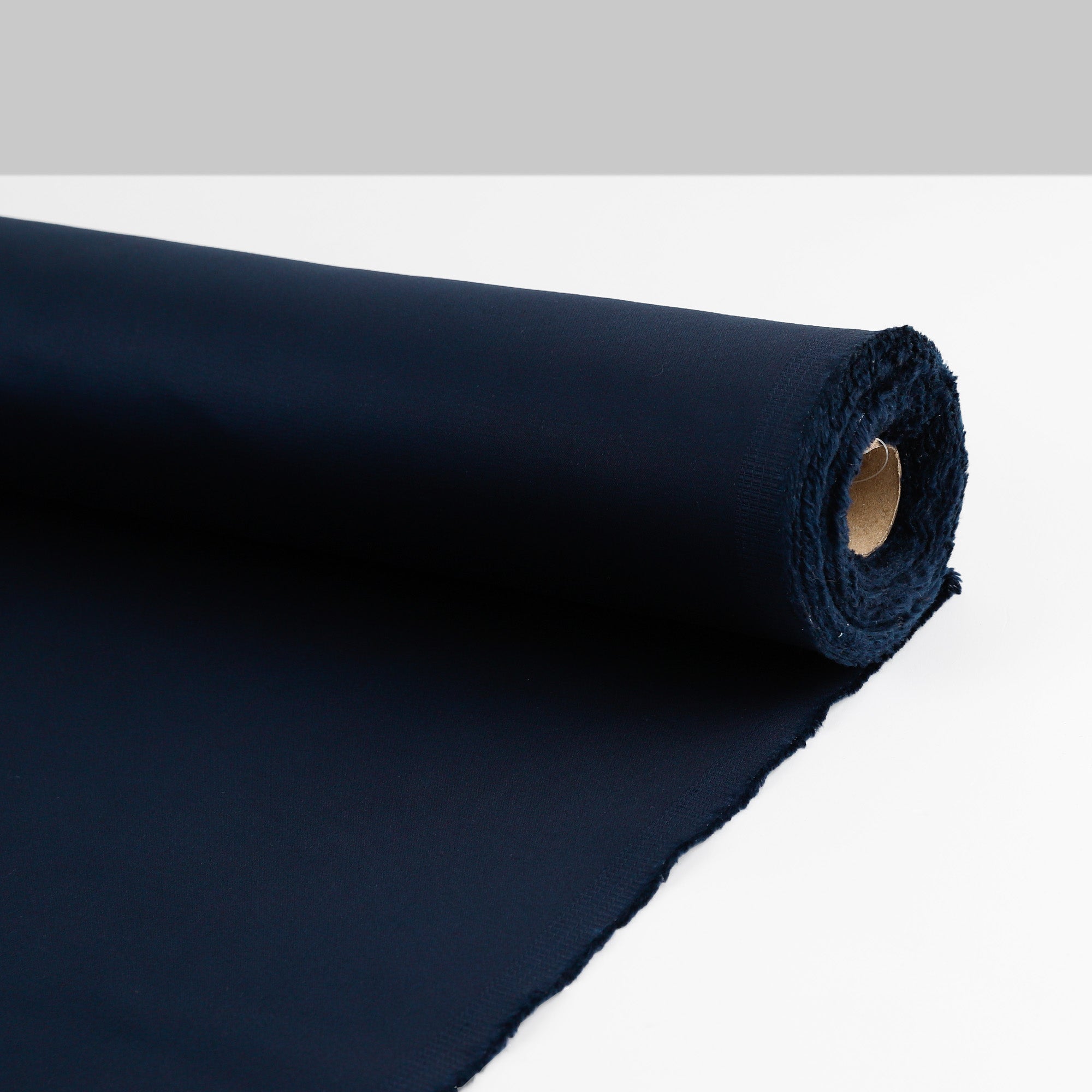 Stretch Cotton Sateen - Dark Indigo