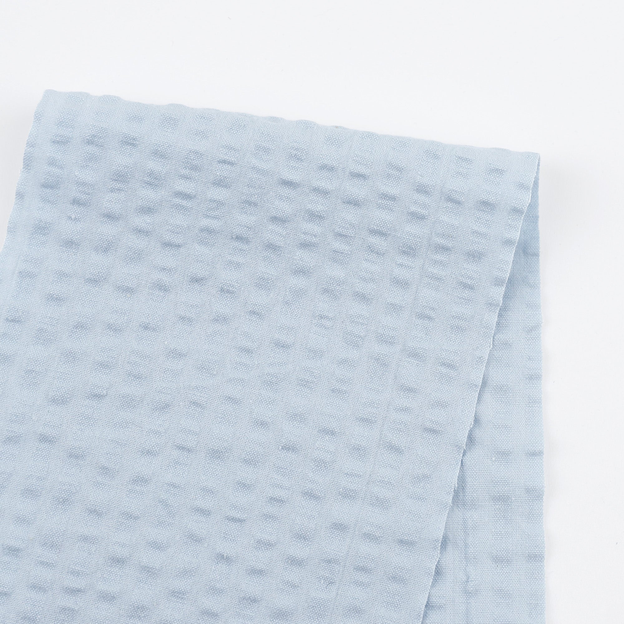 Stretch Seersucker Cotton - Mist