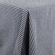 Stripe Stretch Seersucker Cotton - Navy
