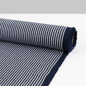 Stripe Stretch Seersucker Cotton - Navy