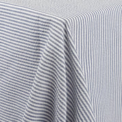 Stripe Stretch Seersucker Cotton - White