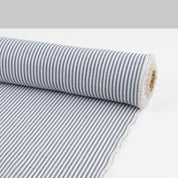 Stripe Stretch Seersucker Cotton - White