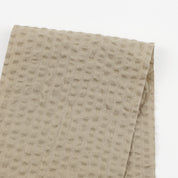 Stretch Seersucker Cotton - Sea Fog