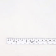 Tonal Weft Stripe Stretch Cotton - White