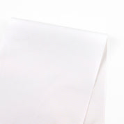 Tonal Weft Stripe Stretch Cotton - White