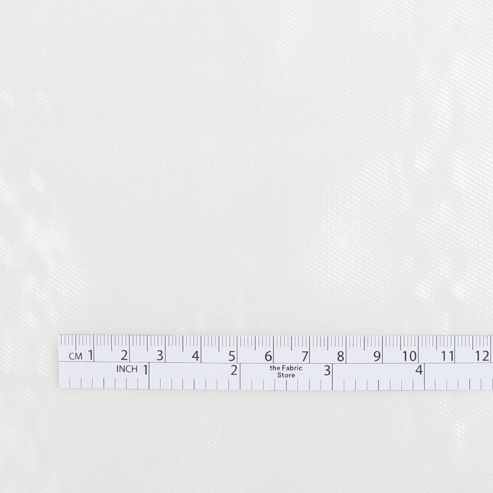 Sheer Shimmer Silk - Snow