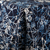 Blossom Web Printed Cotton - Indigo