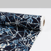 Blossom Web Printed Cotton - Indigo