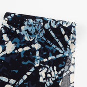 Blossom Web Printed Cotton - Indigo