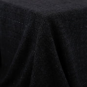Chenille Shimmer Tweed - Black