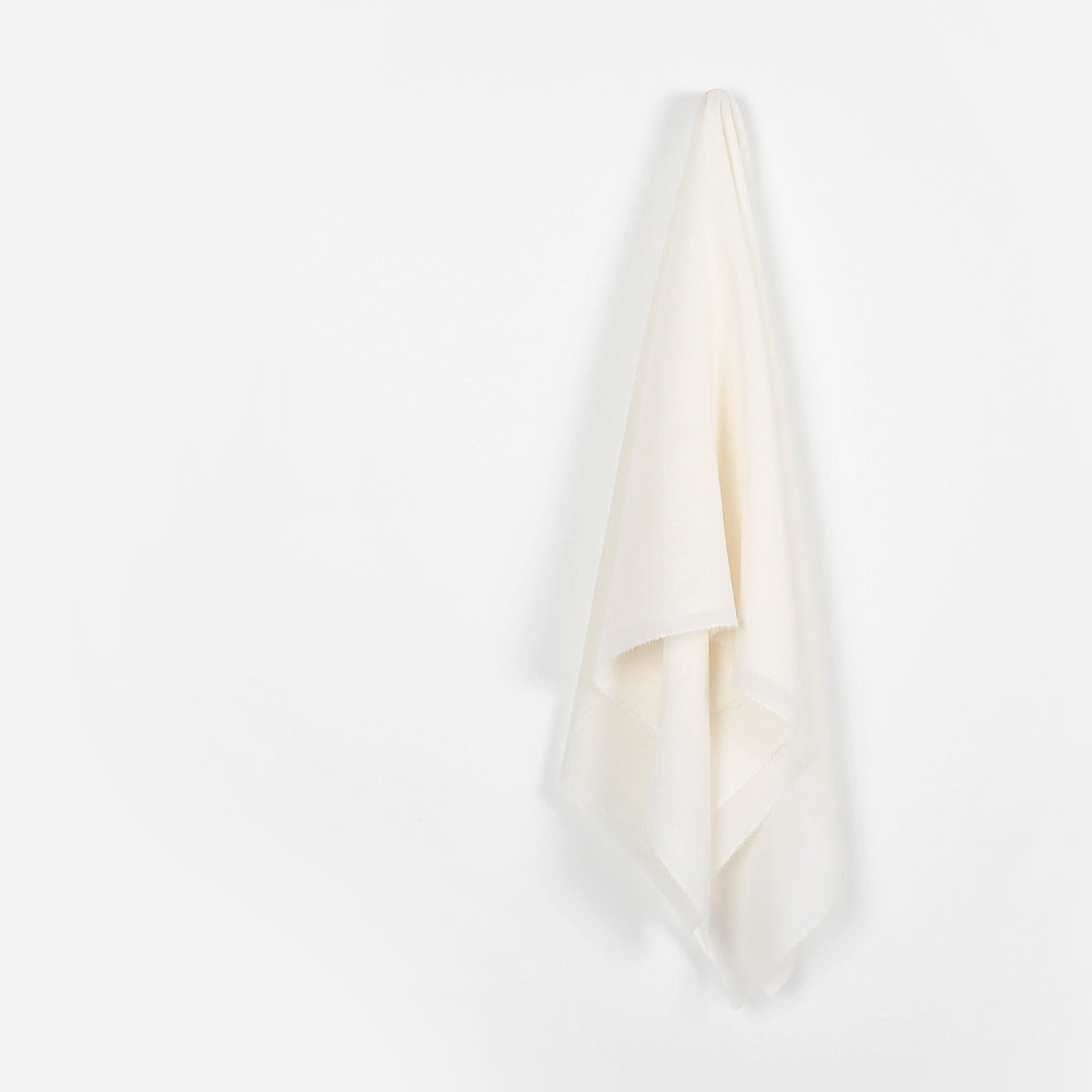 Silk Basketweave Gauze - Off White