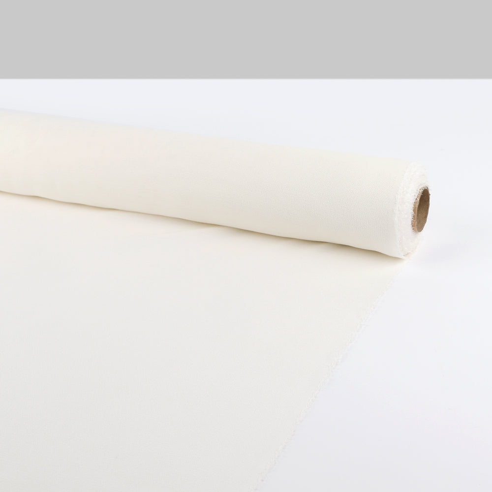 Silk Basketweave Gauze - Off White